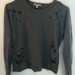 Charlotte Russe green long sleeve